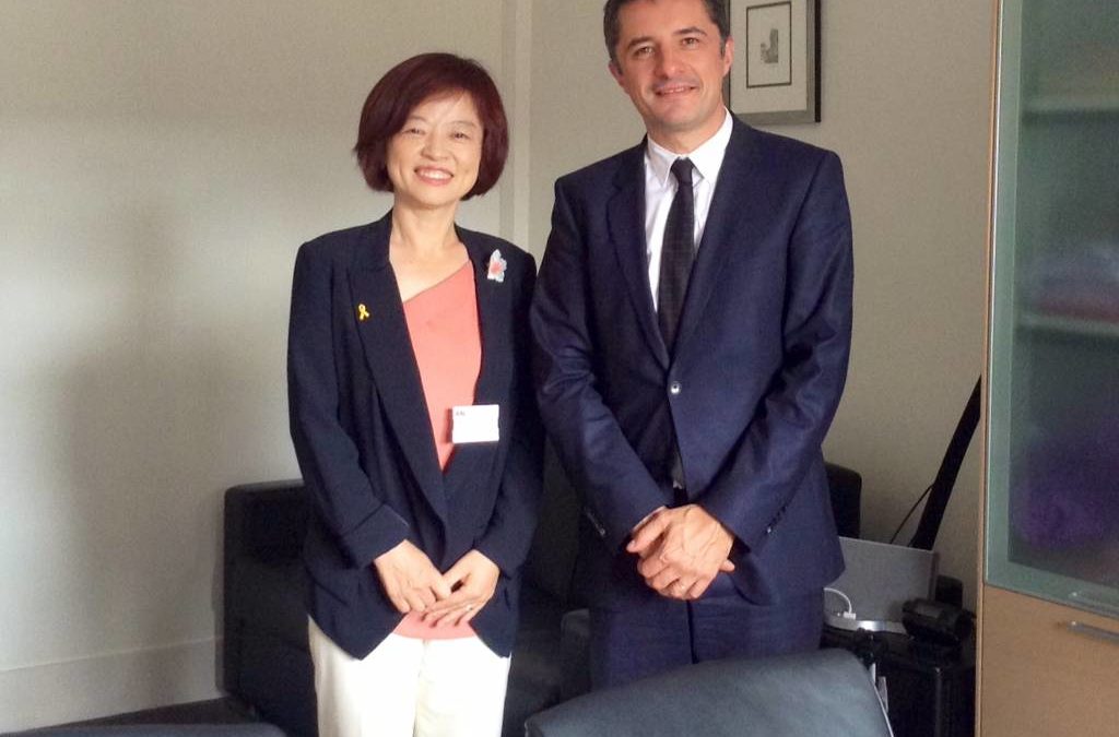 Rencontre avec  Mme Sun-Mee JIN, députée de Corée du Sud